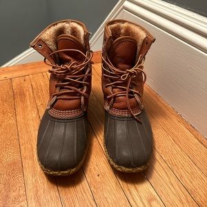LL bean 8’’ Shearling lined boots